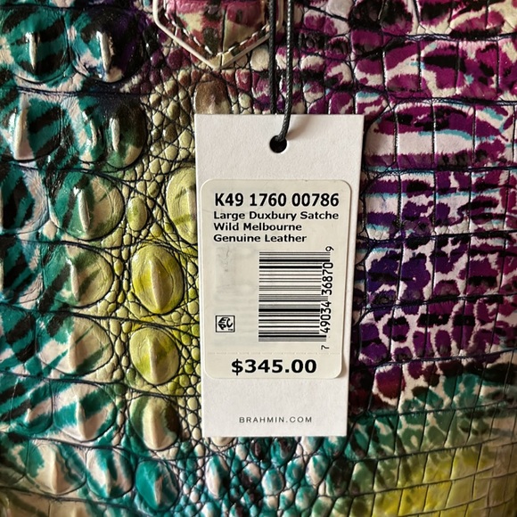 NWT Brahmin Large Duxbury Wild Melbourne - Picture 3 of 8